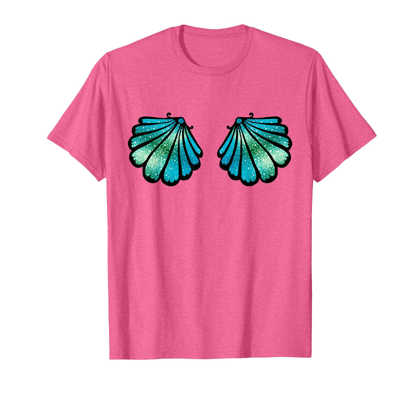Mermaid, Seashell, Sea, Shell, Bikini, Carnival, Halloween, T-Shirt