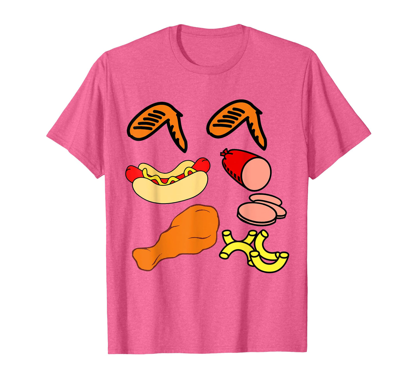 Chicken wing chicken wing hot dog and baloney funny food T-Shirt for Men Women Girls Kids