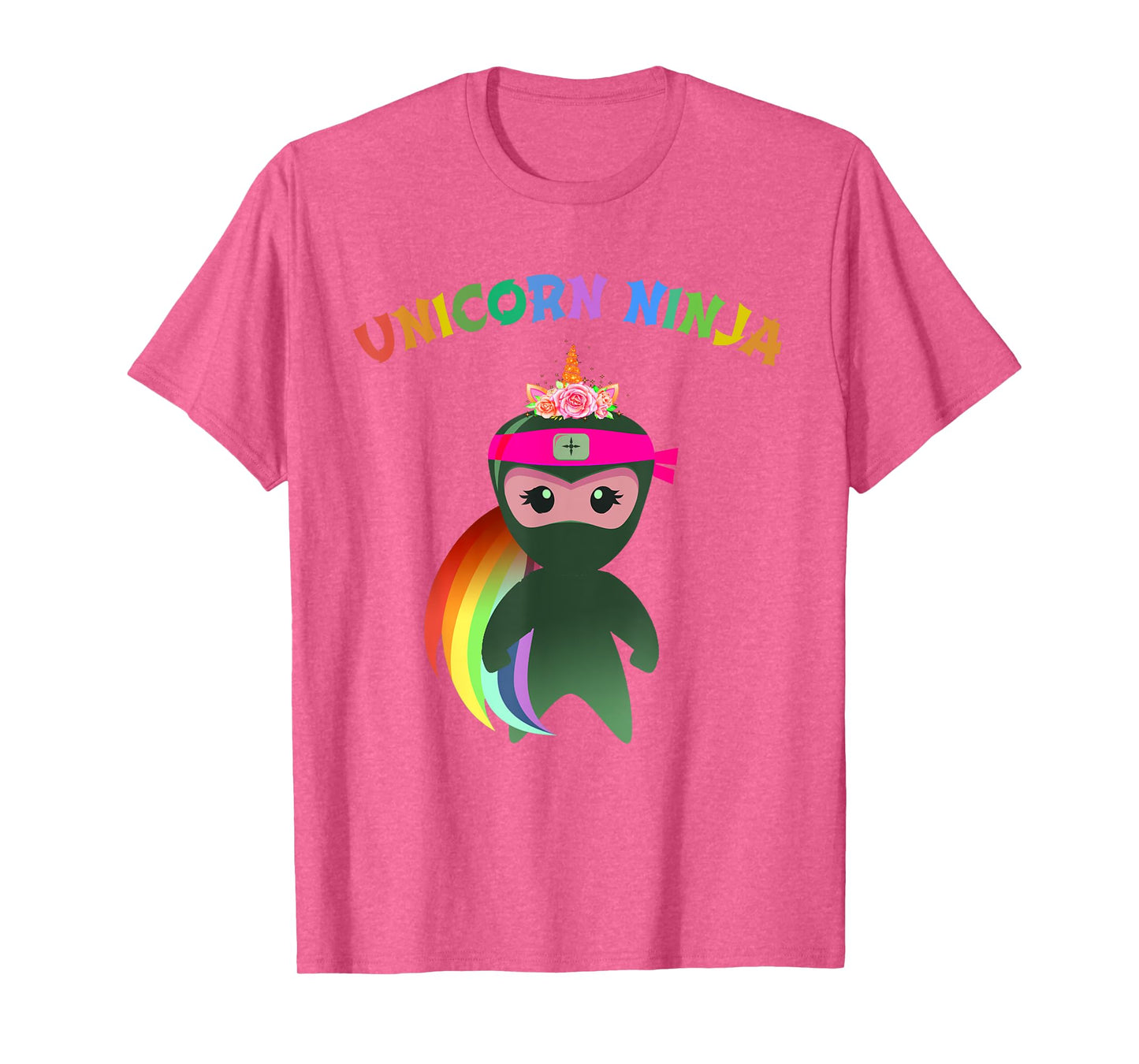 Funny Unicorn Ninja Disguise Spy Girls Kids Teachers Squad T-Shirt