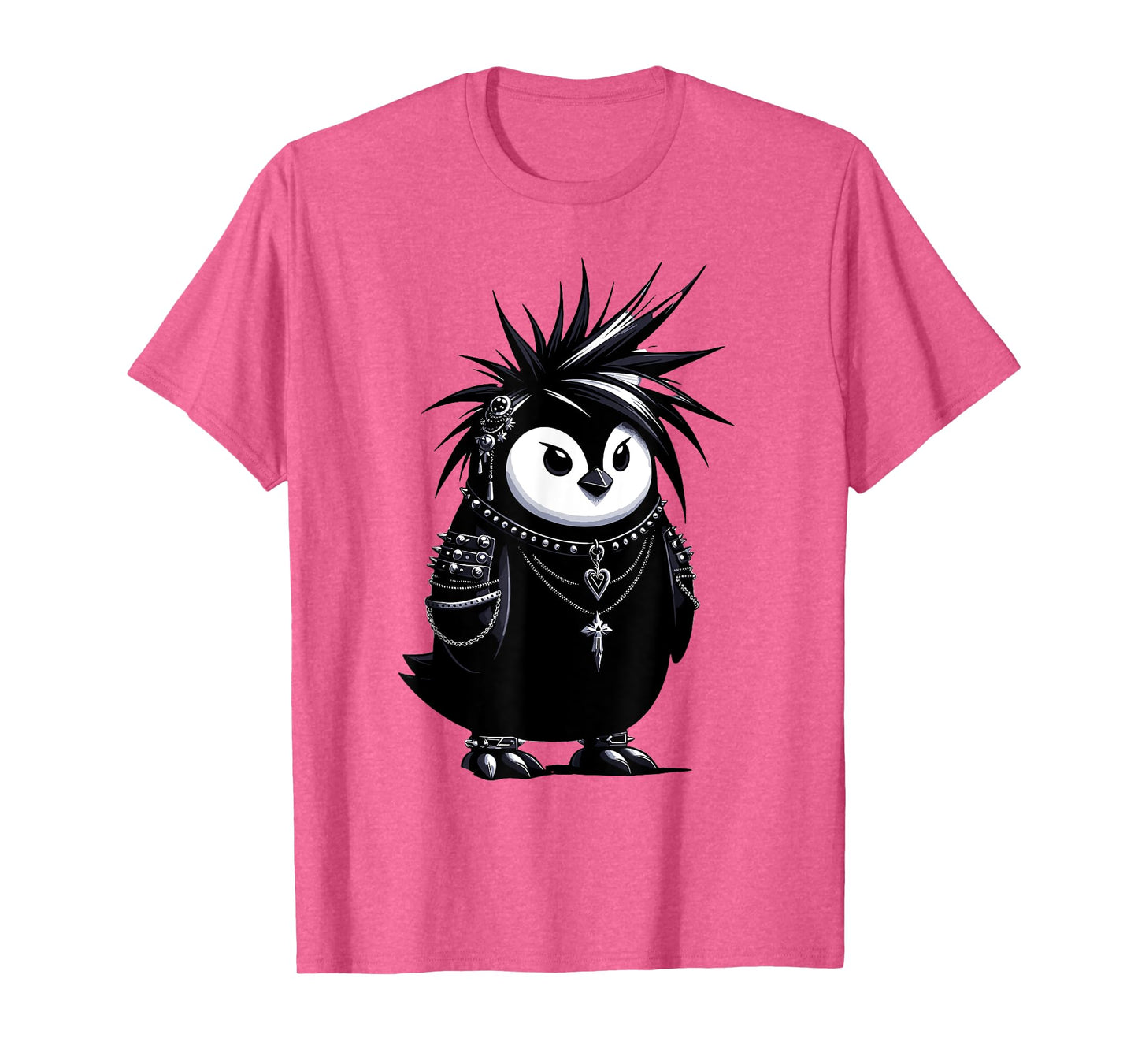 Cool Gothic Aesthetic Penguin Lover Grunge Goth Penguin T-Shirt