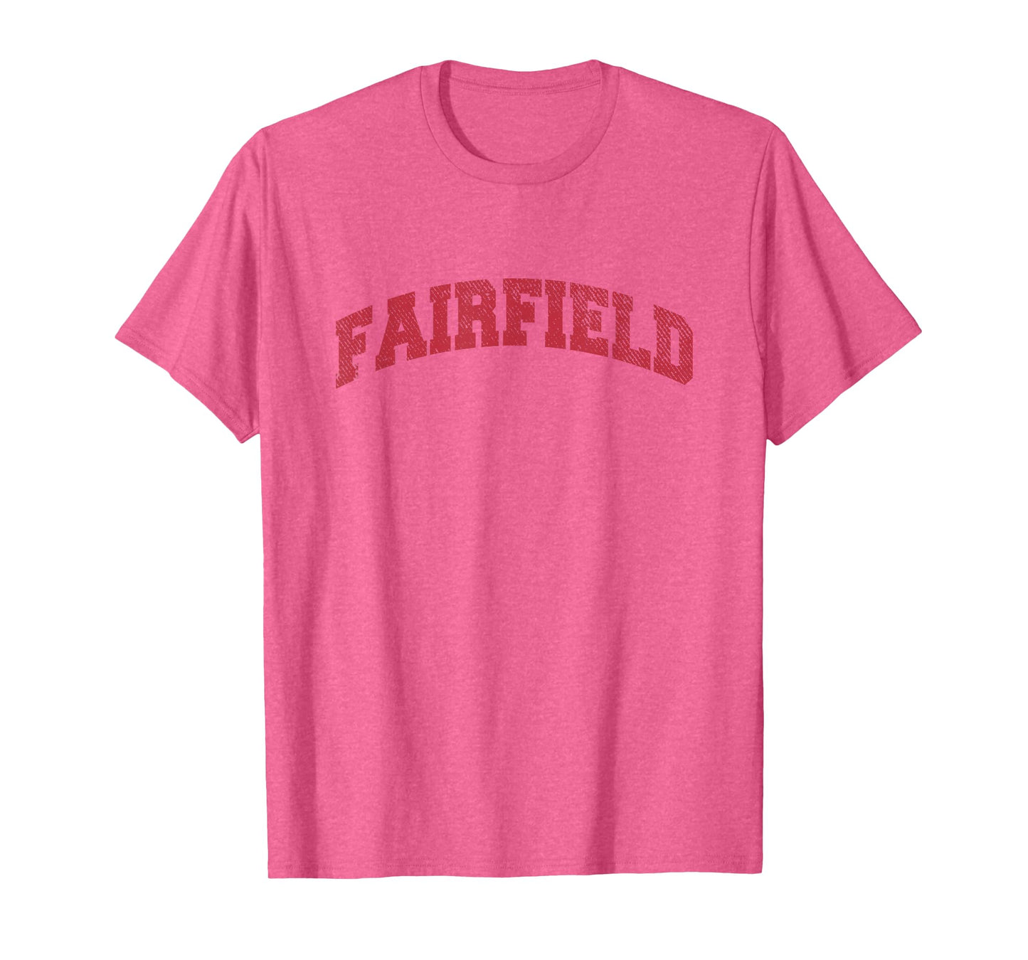 Fairfield Connecticut Classic Athletic Sports Distressed T-Shirt