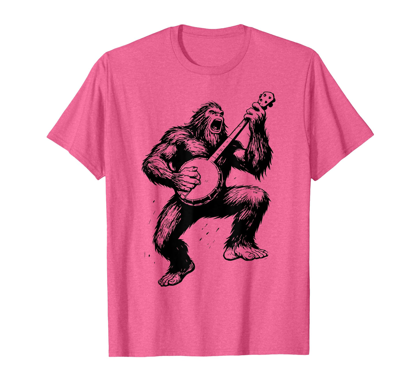 Sasquatch Banjo Player Bigfoot Bluegrass Grassquatch T-Shirt