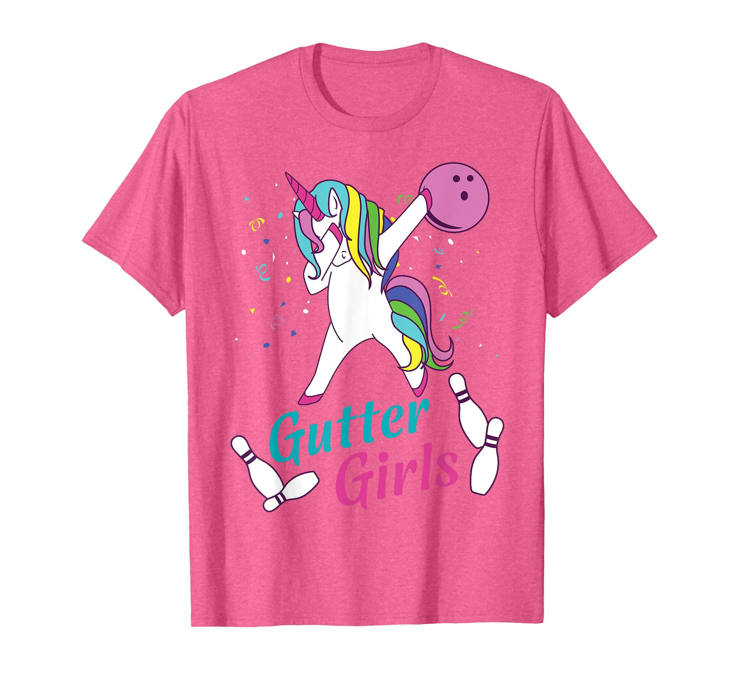 Gutter Girls Unicorn Bowling Team Shirt for Women T-Shirt T-Shirt