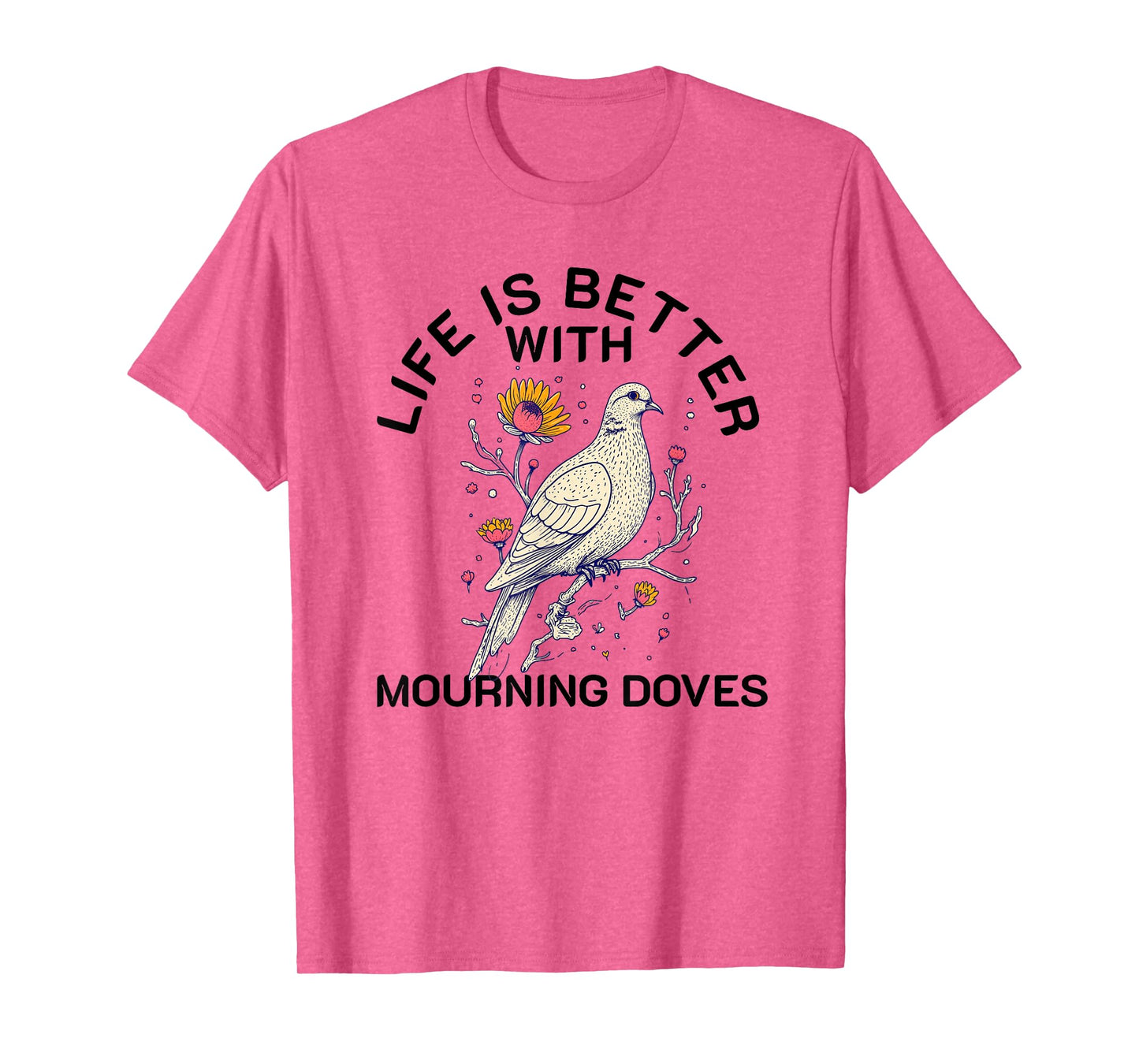 Mourning Dove Retro Vintage Bird Lover Women Men Girl Boys T-Shirt