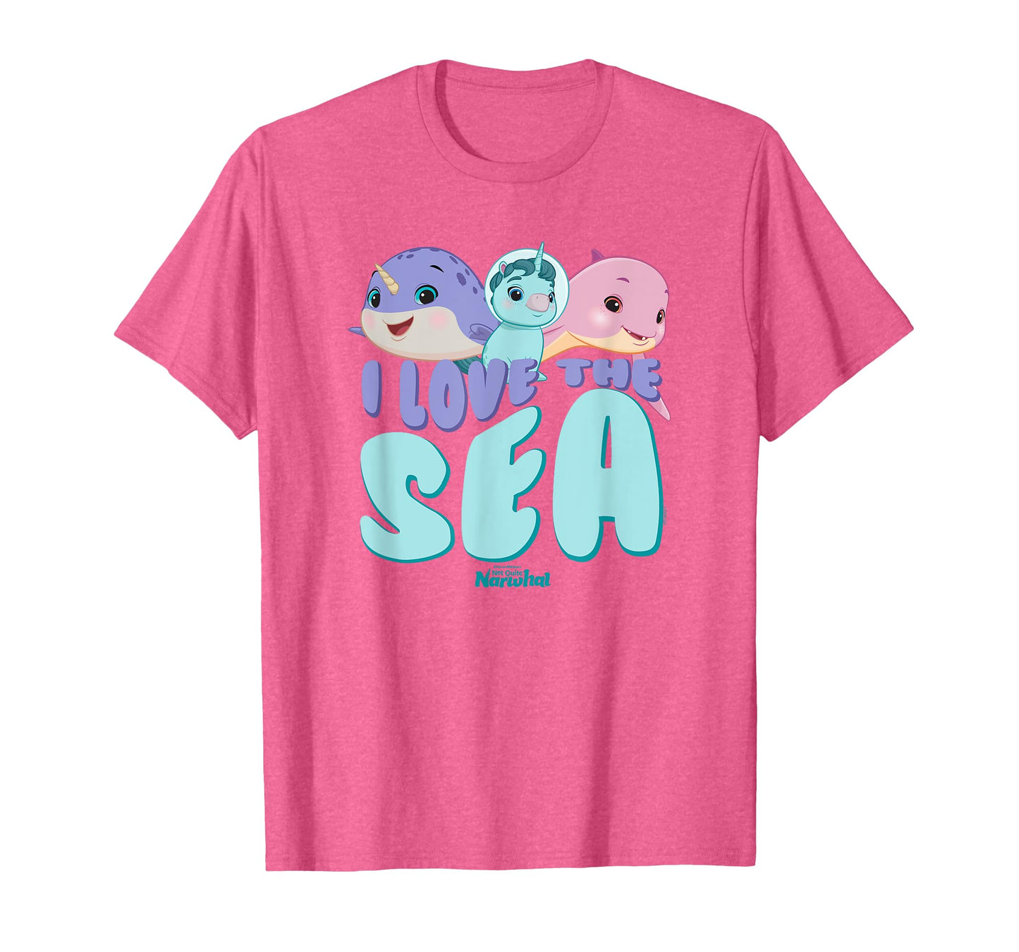 DreamWorks Not Quite Narwhal I Love the Sea T-Shirt