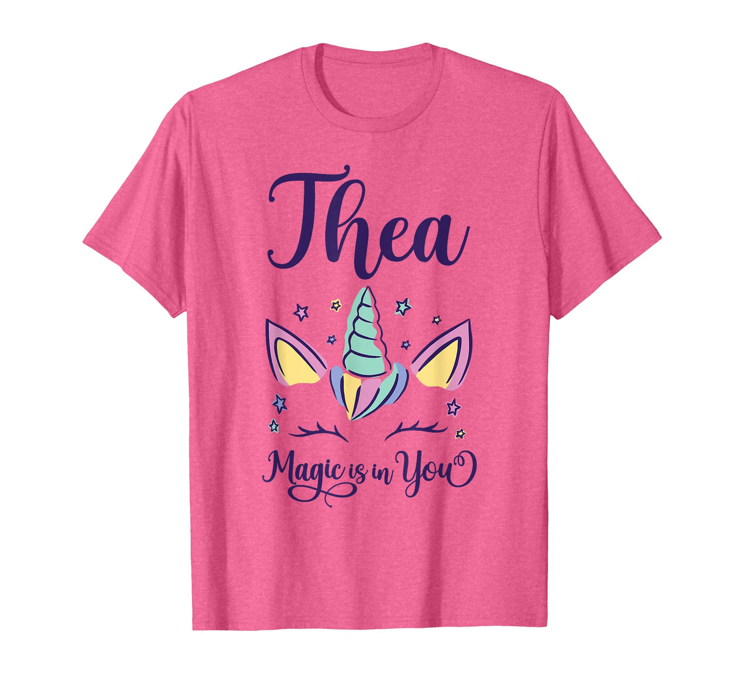 First Name Thea Personalized I Love Thea T-Shirt
