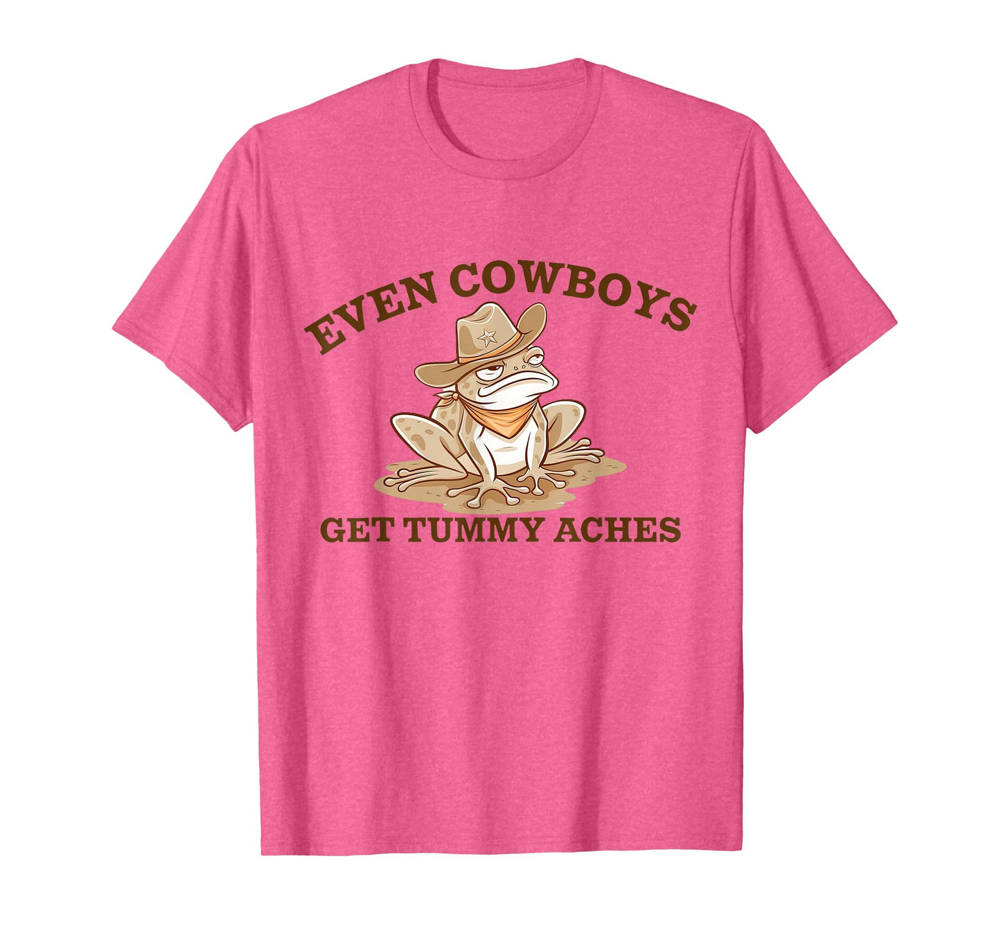 Stomach Ache Hurts Pun Even Cowboys Get Tummy Ache Survivor T-Shirt