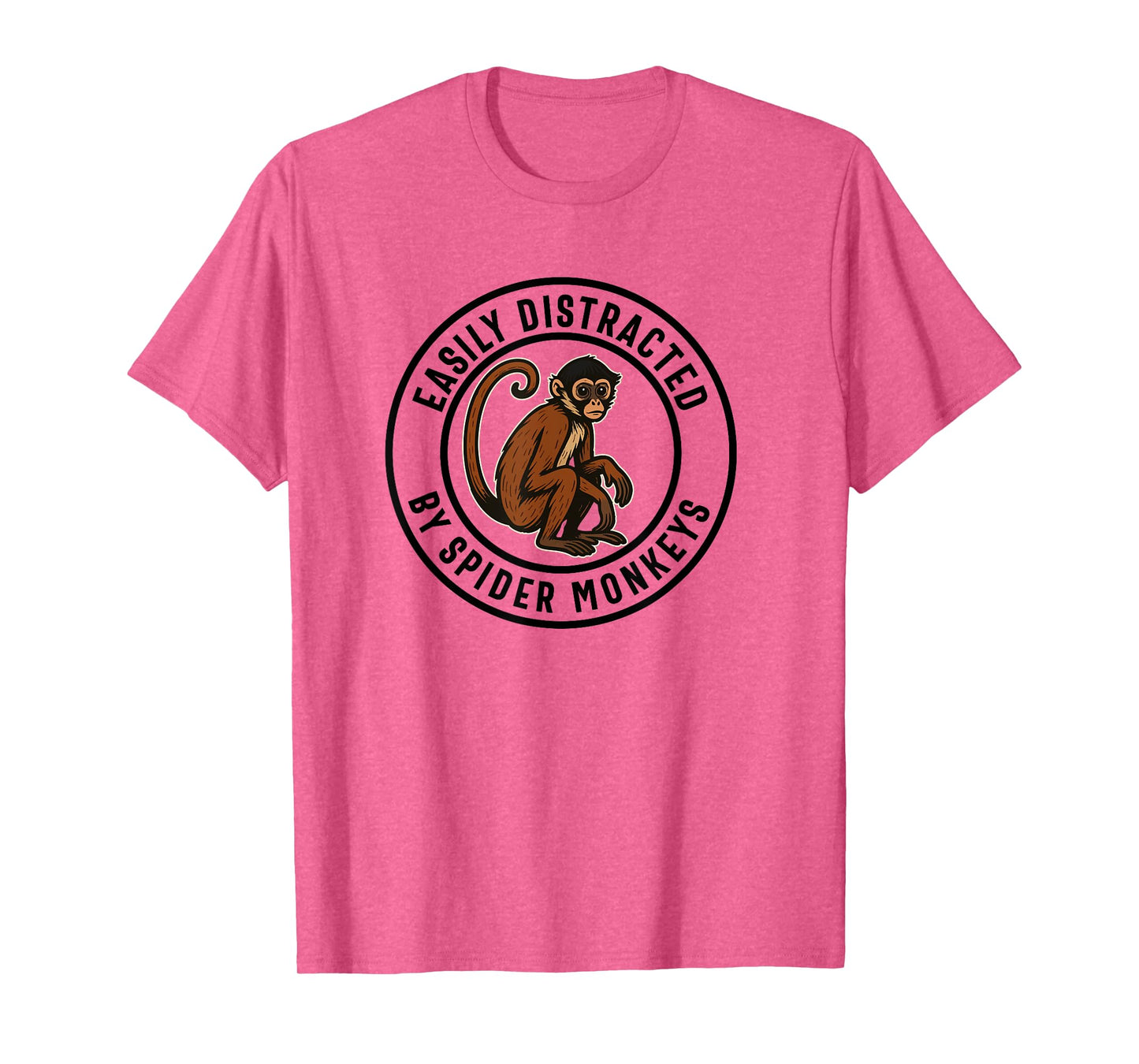 Spider Monkey Lover Funny Men Women Boys Girls T-Shirt