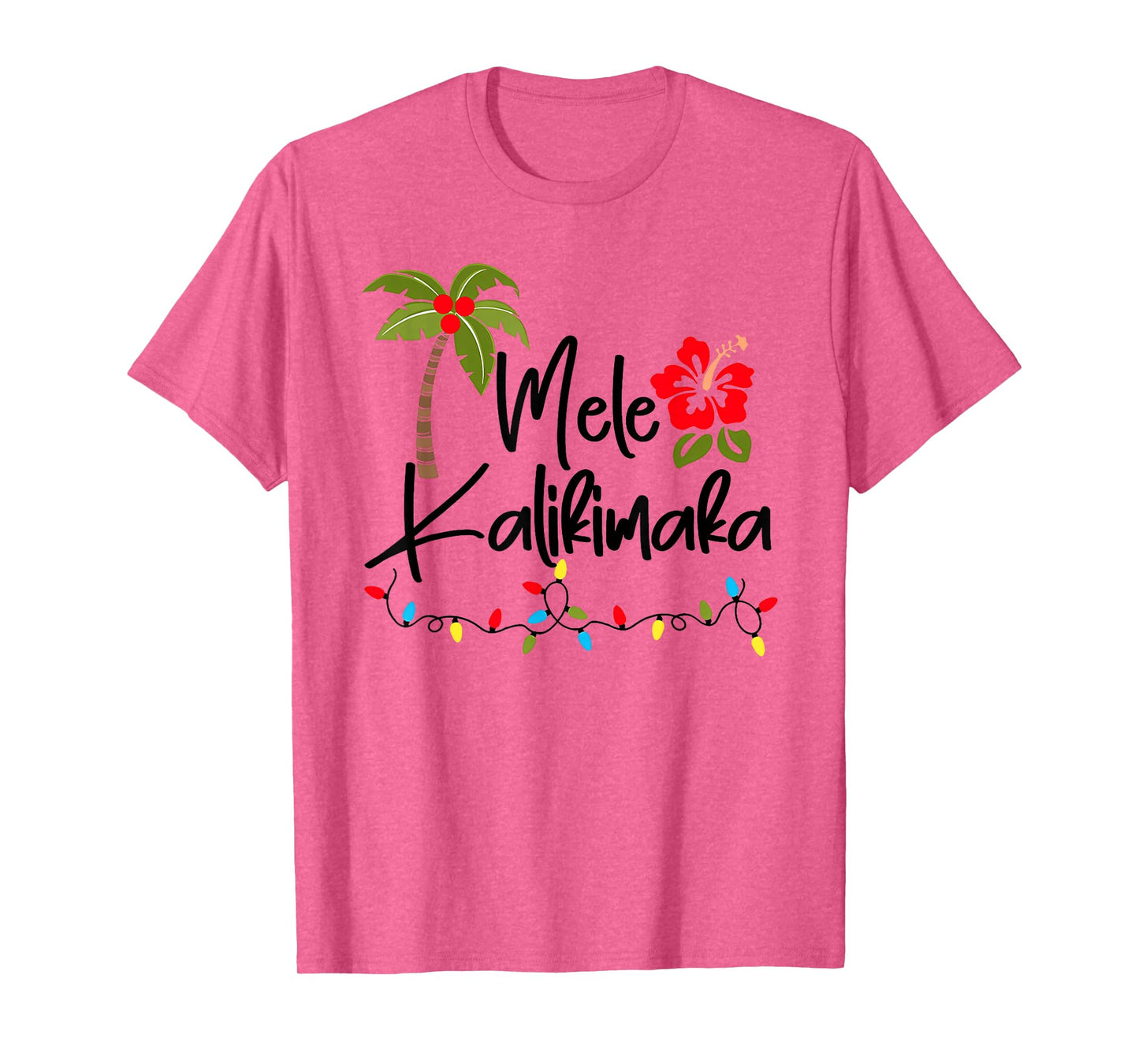 Mele Kalikimaka Tropical Christmas Hawaiian Xmas T-Shirt