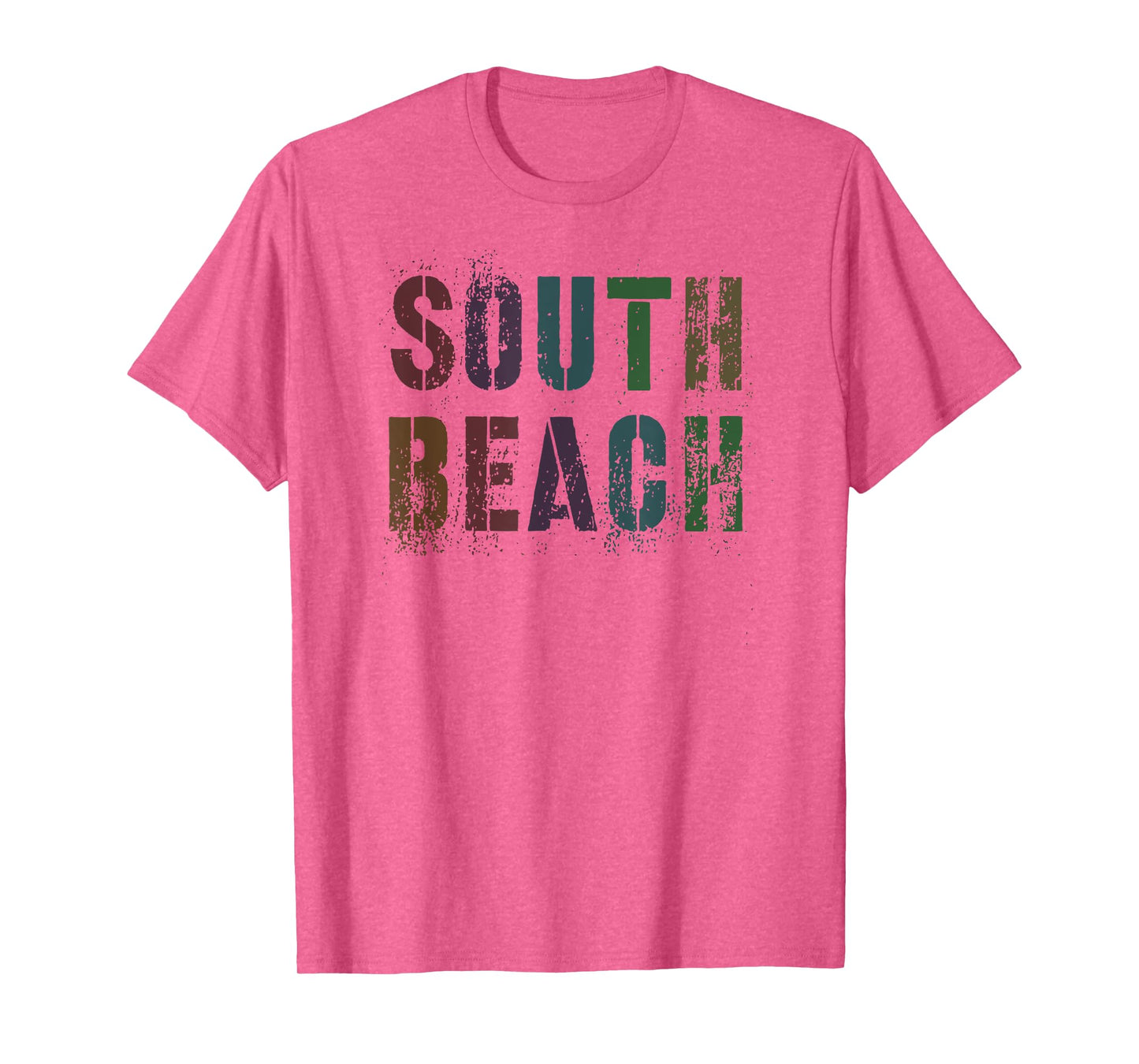 Girls SOUTH BEACH Family Trip Camp Colorful Summer Swim T-Shirt