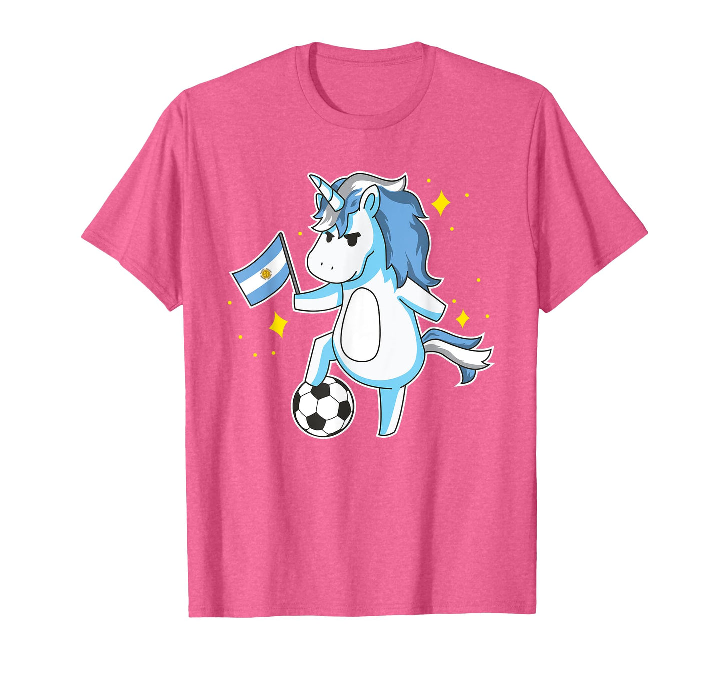 Soccer Unicorn Argentina Jersey Shirt Argentinian Football T-Shirt