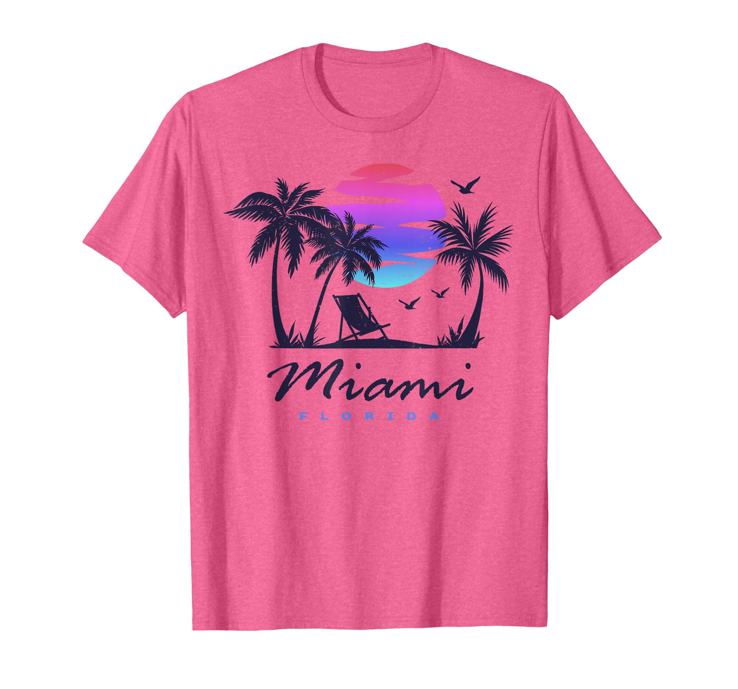 MIAMI Florida Beach Vacation Spring Break Honeymoon Vintage Men Women Kids T-Shirt