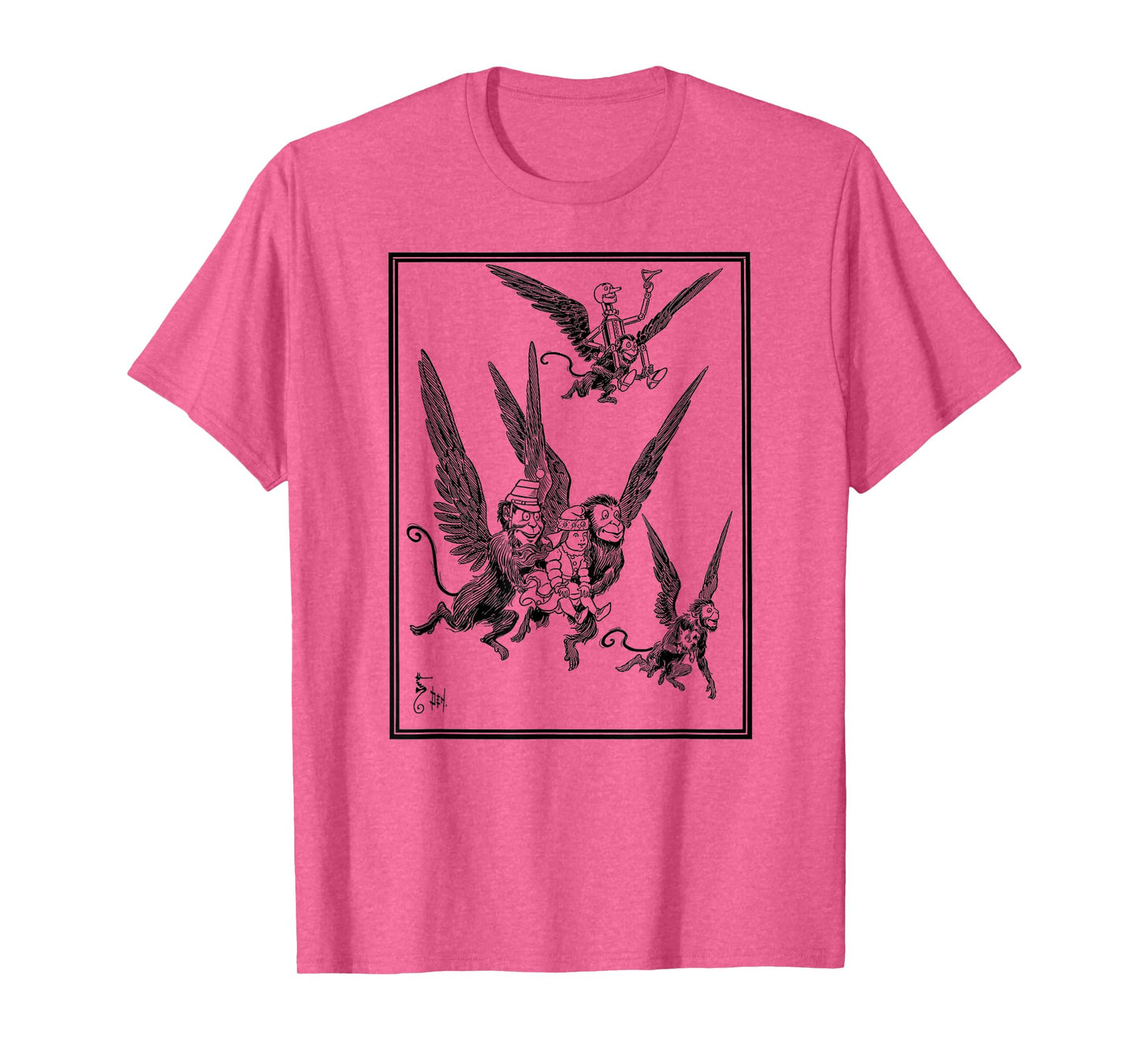 Wizard of OZ Winged Flying Monkey-Dorothy Toto Tin Man of OZ T-Shirt