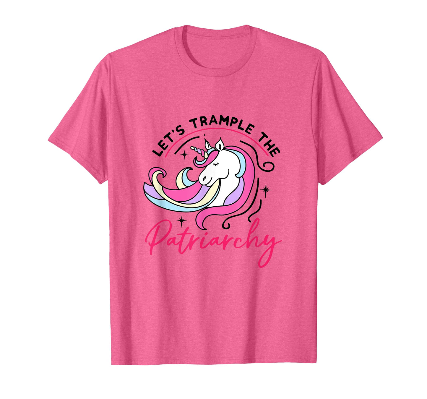 Trample The Patriarchy Funny Feminist Womens Rights Unicorn T-Shirt