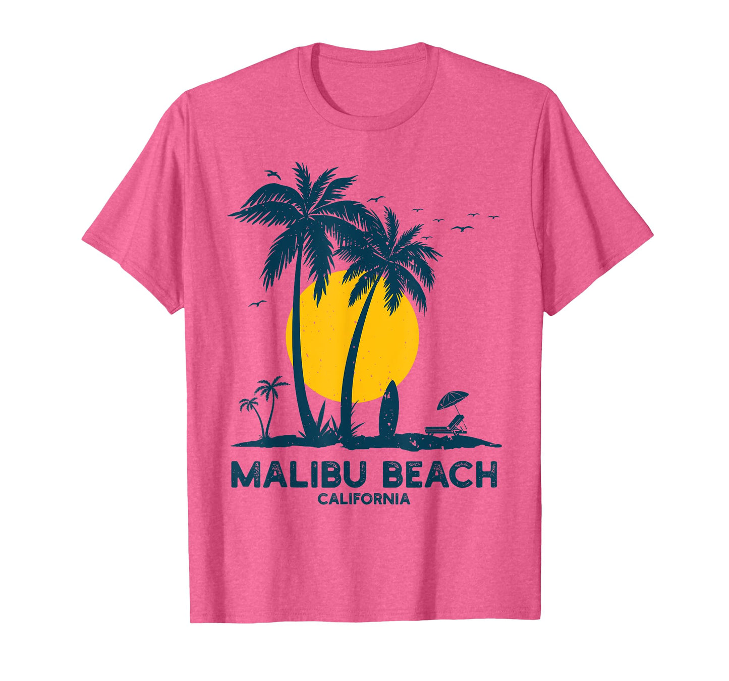 Malibu California Beach Summer Vacation Souvenir California T-Shirt for Men Women Girls Kids