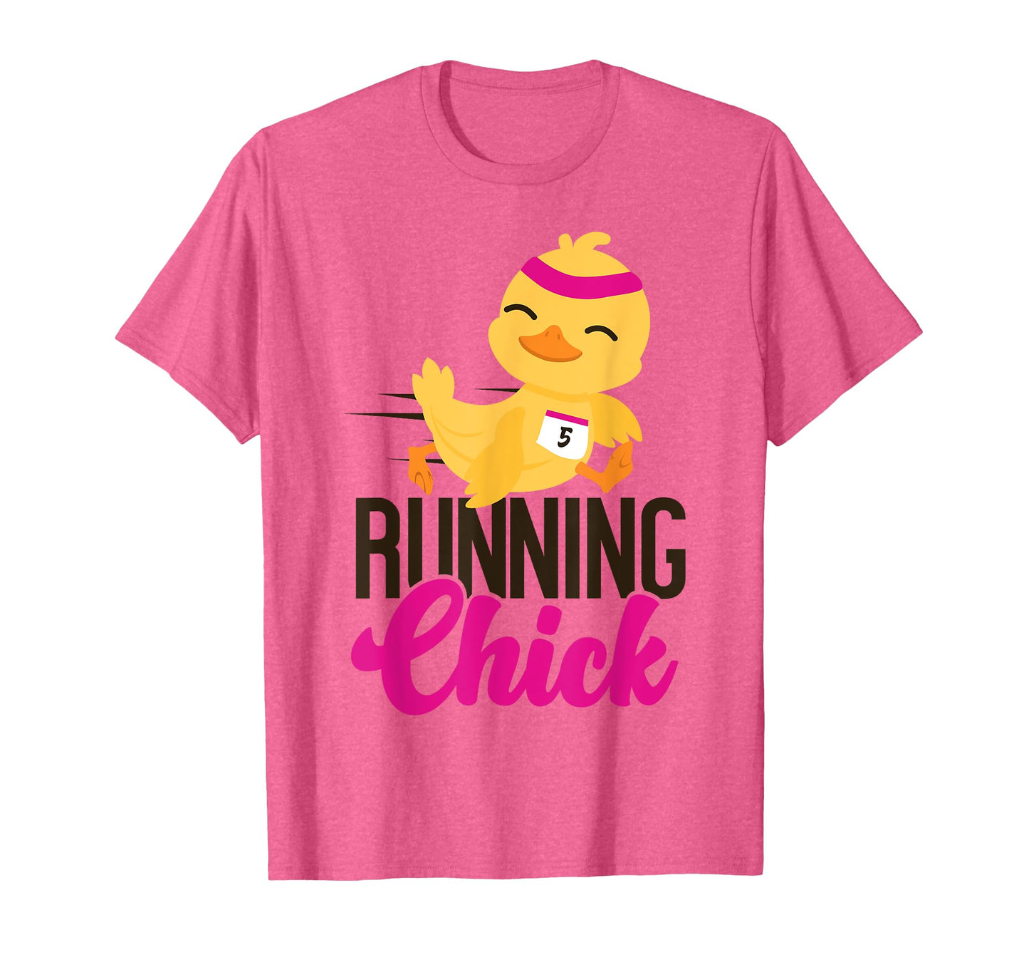 Running Runner Half Marathon Chicken Girl Running Chick T-Shirt