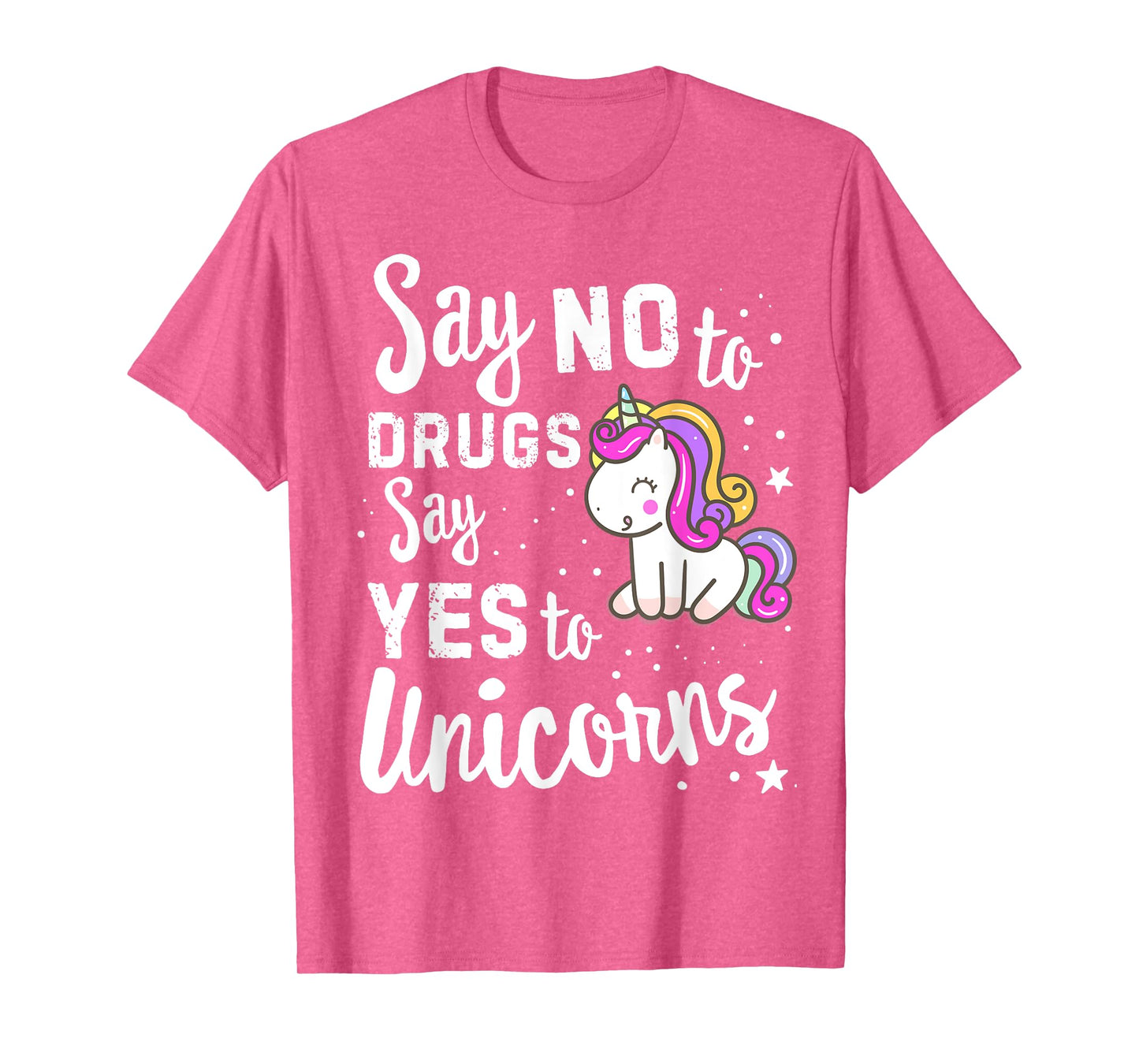 Red Ribbon Week Say No To Say Yes To Unicorns Unicorn T-Shirt