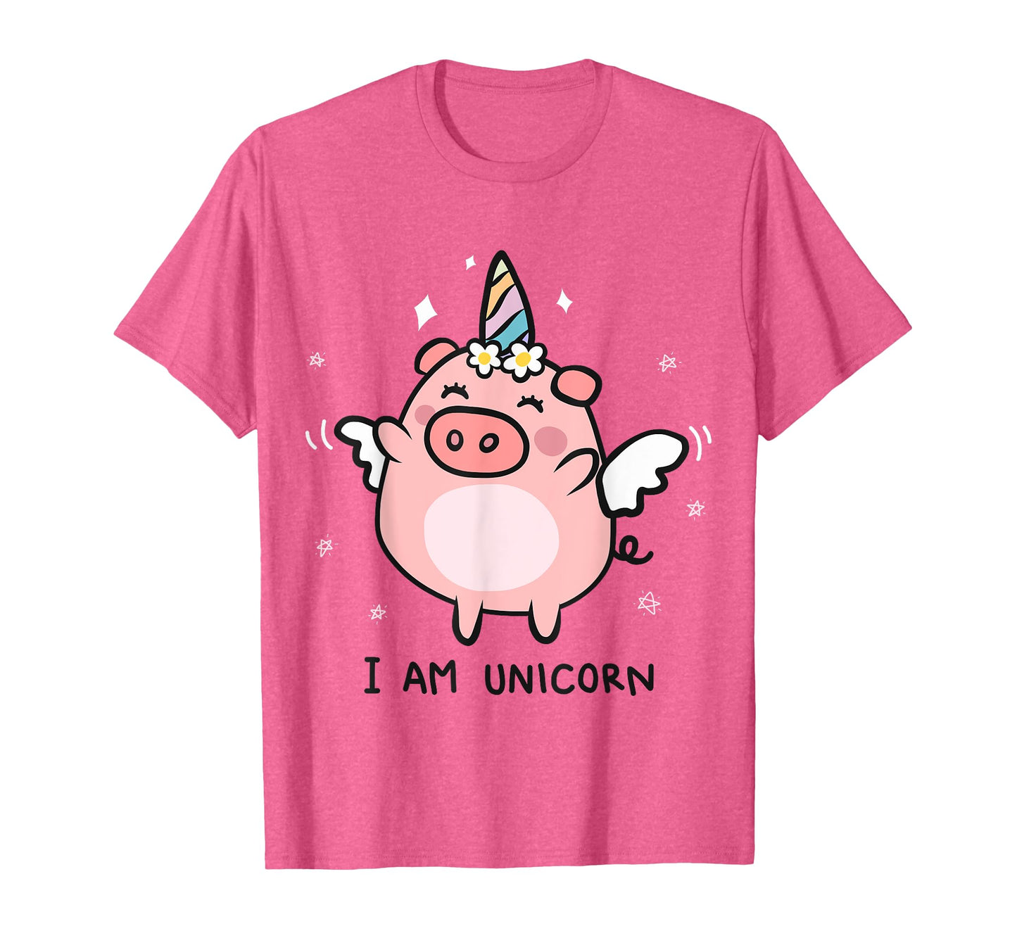 Cute Pigs Can Fly Unicorn Girls Tshirt Gift T-Shirt