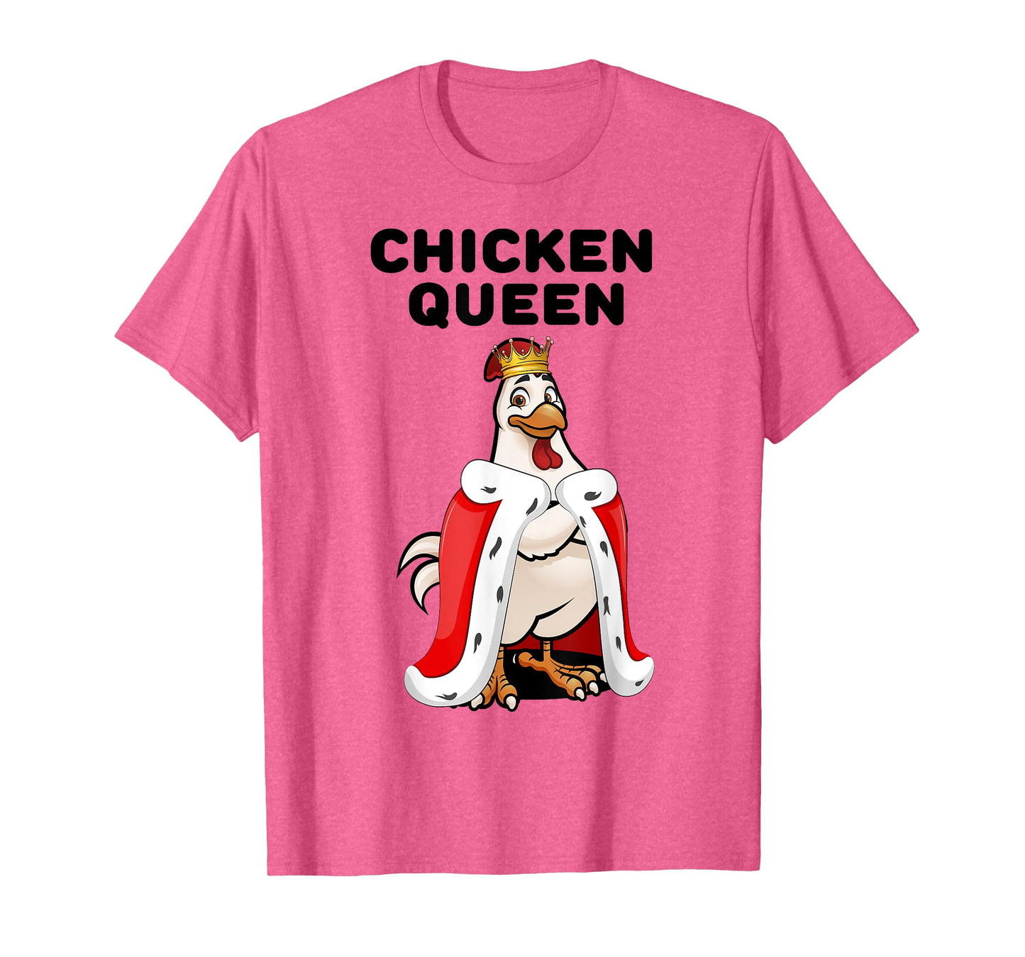 Womens Chicken Shirts for Girls | Chicken T-Shirt | White, Small, Short Sleeve, Classic Fit, Cotton 100%