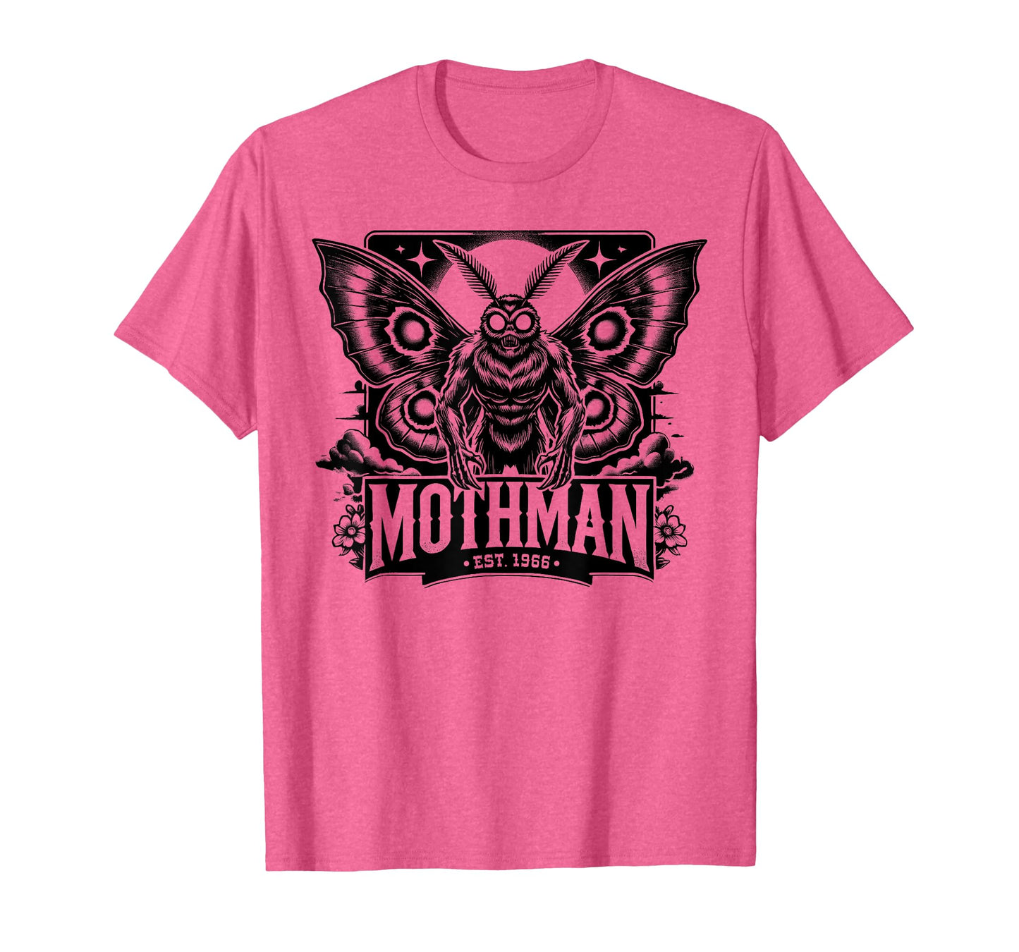 Mothman Research Team Cryptid Cryptozoology Moth Man Hunter T-Shirt