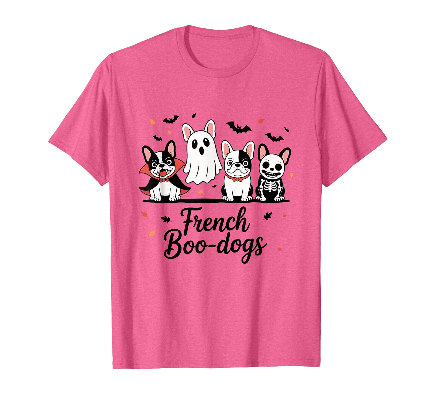French Boo-Dog Halloween Ghost French Bulldog Fall Autumn T-Shirt