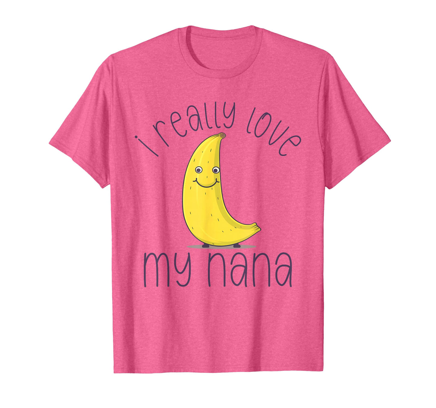 Cute Funny Banana Nana Toddler Kid I Really Love My Nana T-Shirt