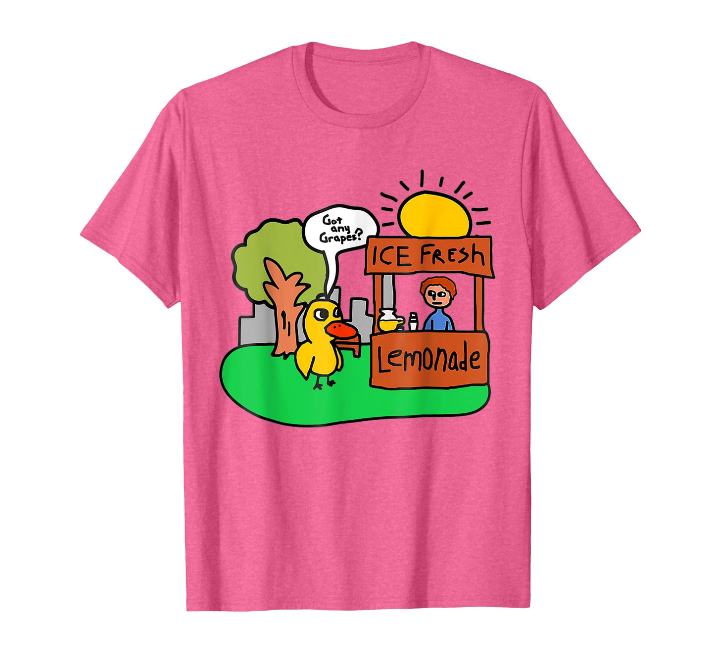 Ice Fresh Lemonade Got Any Grapes Duck Funny Gift T-Shirt