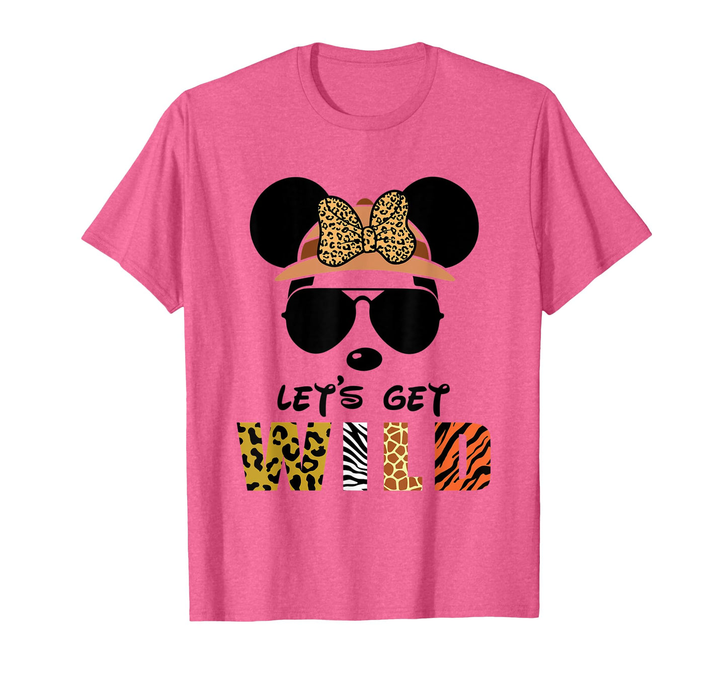 Let's Get Wild Zoo Animals Safari Party A Day At The Zoo T-Shirt