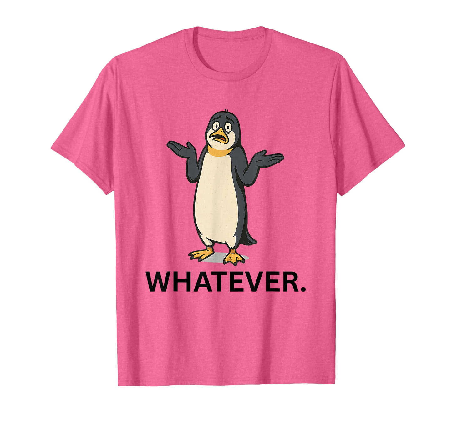 Penguin Shrug Meme – Whatever Tariff Response T-Shirt