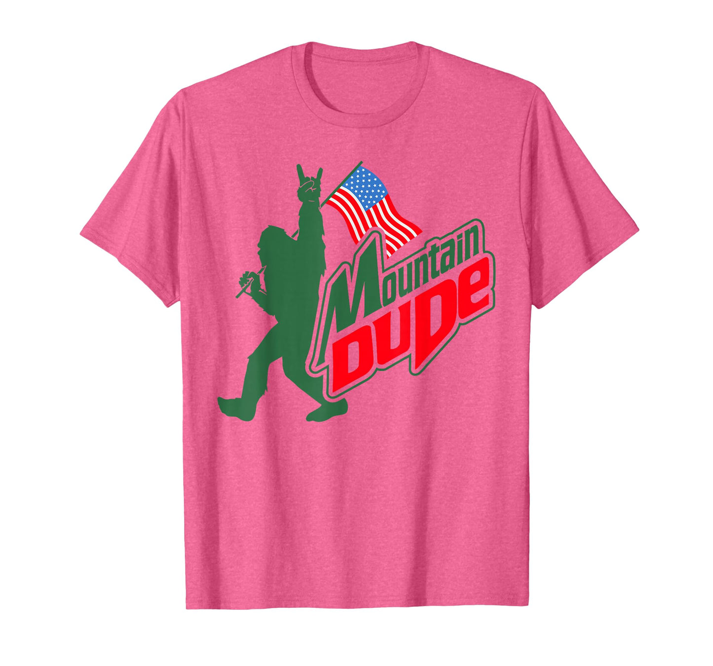 Mountain Dude Funny Bigfoot Sasquatch Hiking Gifts Men Women T-Shirt