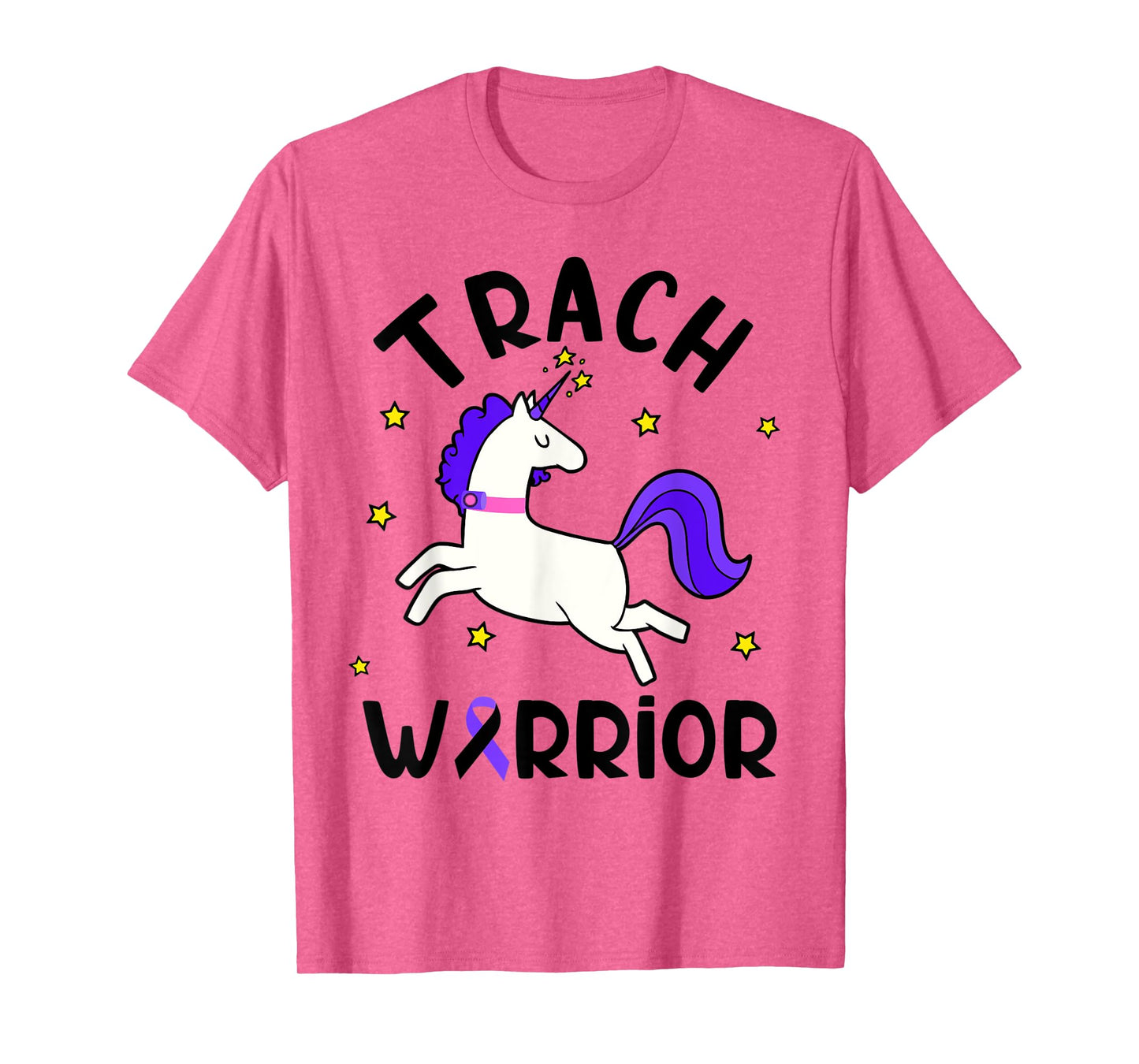 Trach Warrior Tracheostomy Awareness Unicorn T-Shirt