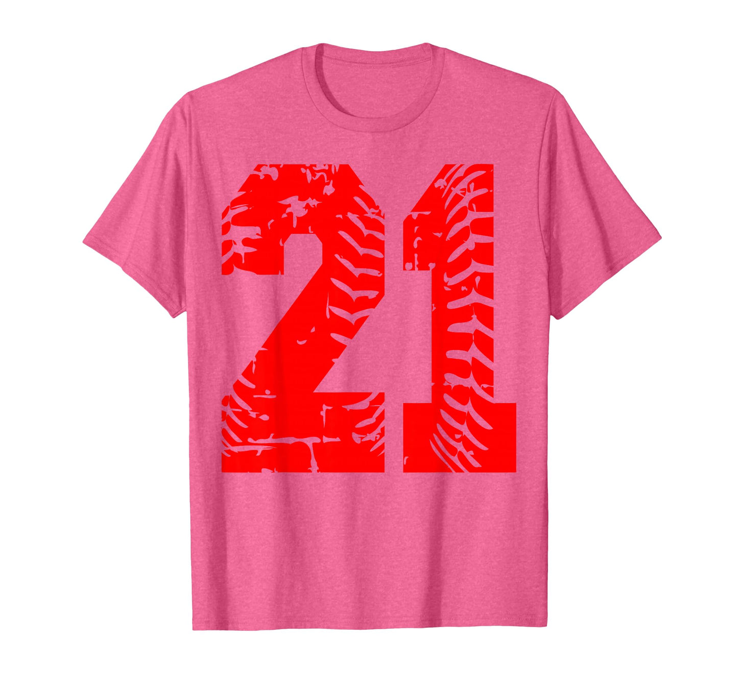 Number 21 Red Xmas Group Matching Christmas Birthday Funny T-Shirt