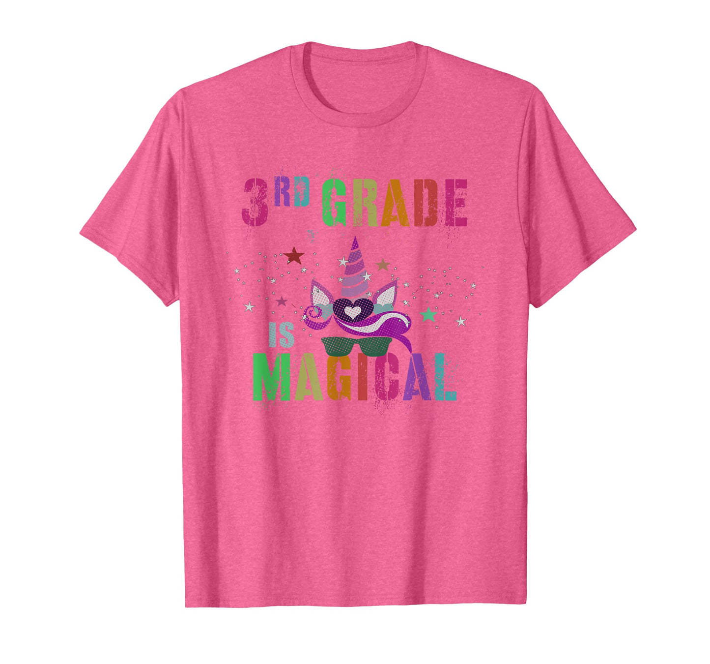 3rd Grader THIRD GRADE IS MAGICAL I'm Unicorn Kids Teacher T-Shirt