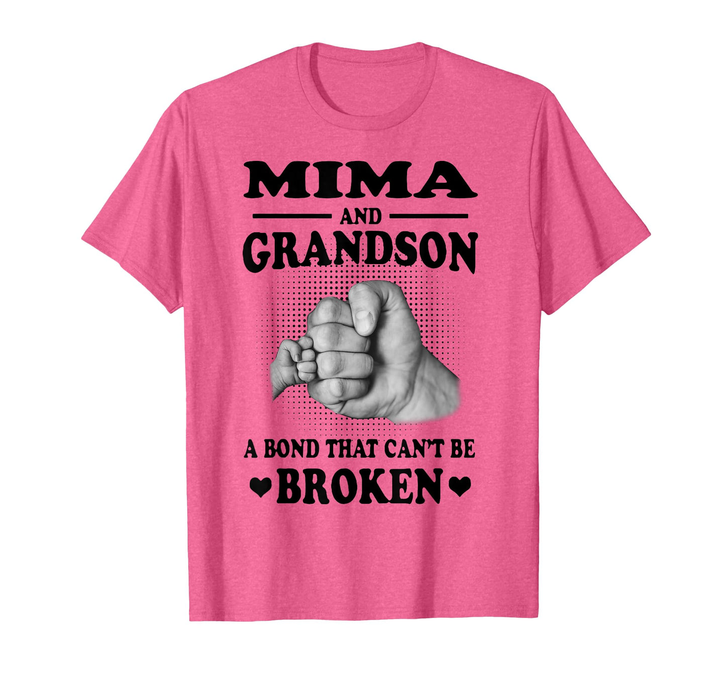 Mima And Grandson A Bond That Can't Be Broken Gift T-Shirt
