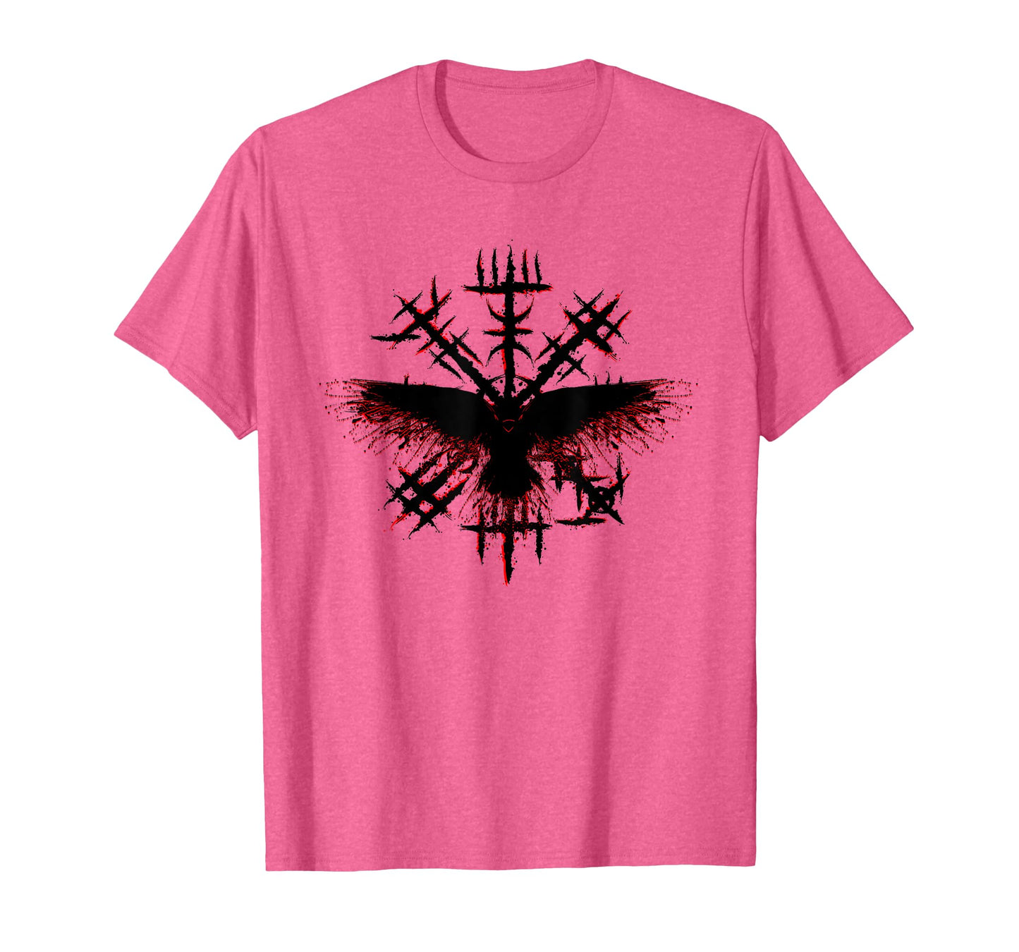Blood Eagle / Blood Raven Norse Viking Rune T-Shirt
