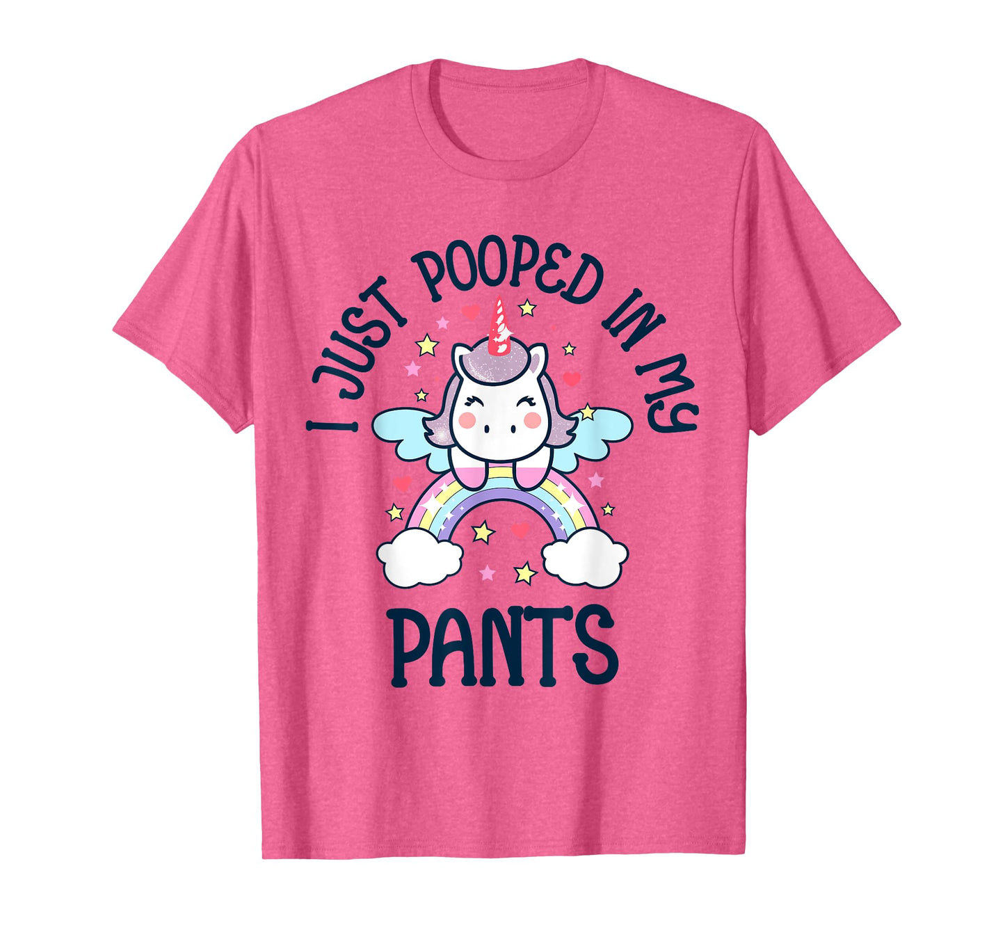 I Just Pooped in my Pants Funny Unicorn Adult Humor Meme T-Shirt
