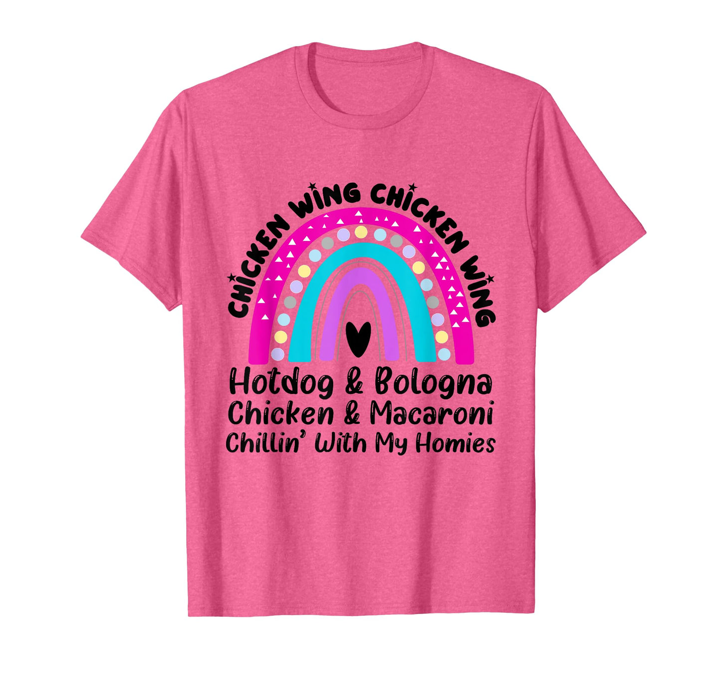 Viral Chicken Wing Chicken Wing Hot Dog Bologna Song lyric T-Shirt
