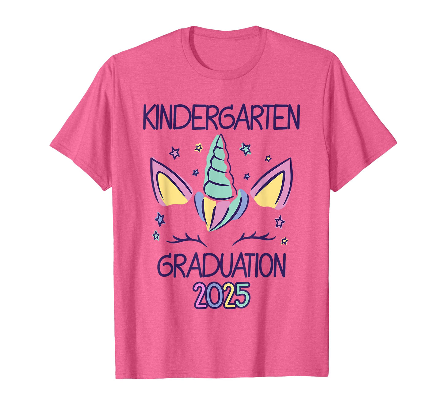 Kindergarten Graduation 2025 Unicorn Kindergarten Grad T-Shirt