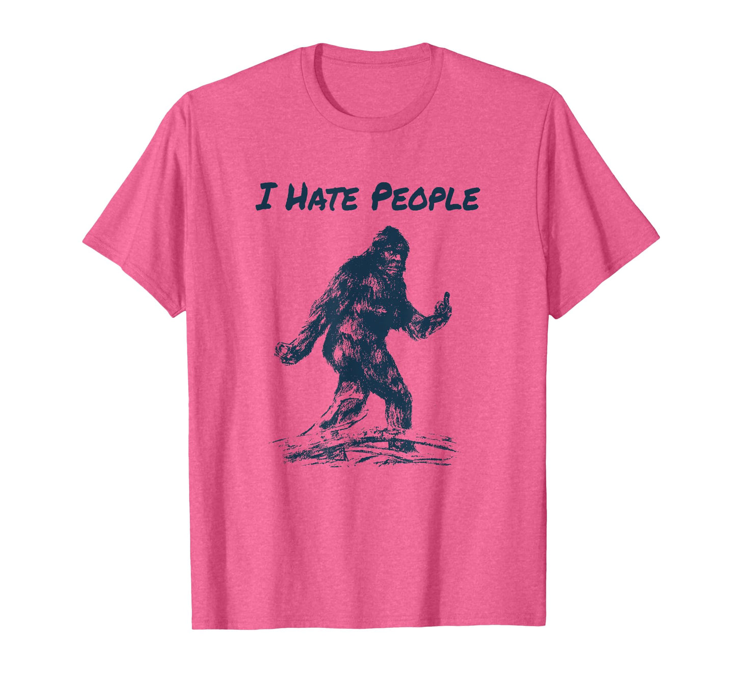 I Hate People! Funny Bigfoot Camping T-Shirt