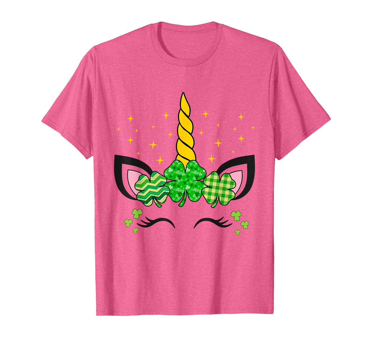 Cute Unicorn Shamrock St Patricks Day Girls Kids Lepricorn T-Shirt