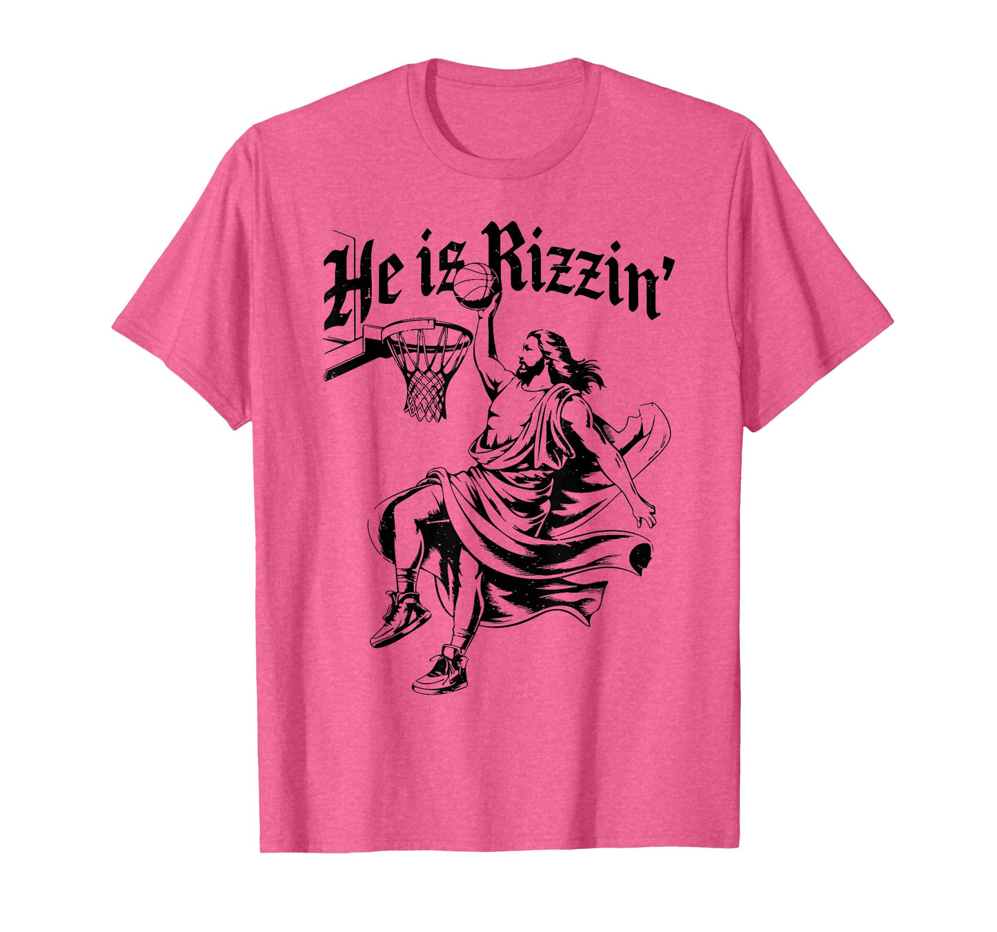 He Is Rizzin Jesus Basketball Youth toddler Christian Easter T-Shirt
