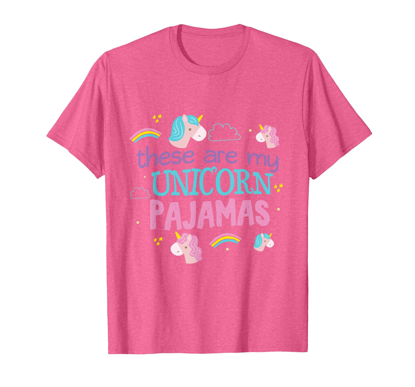 My Unicorn Pajamas Funny Shirt PJ Top Sleep Over Teens T-Shirt