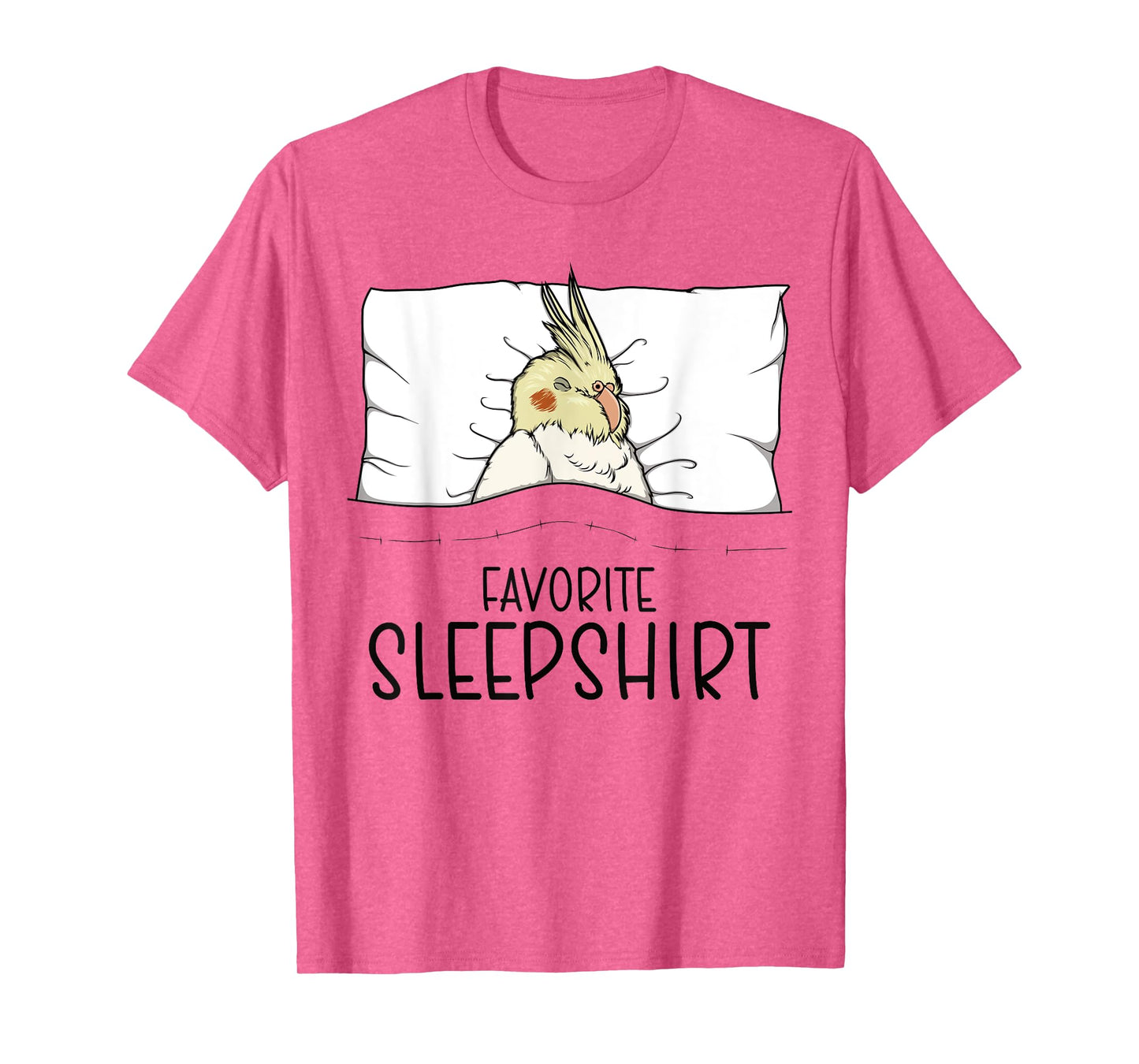 Favorite Sleepshirt Cockatiel, Napping Bird Pajama T-Shirt