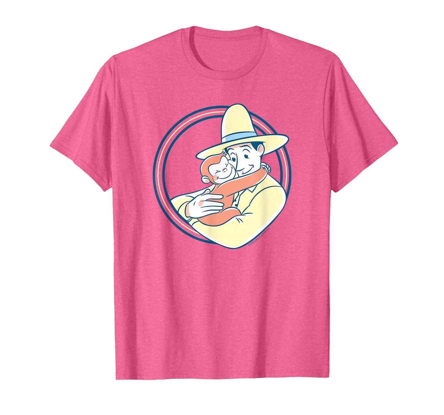 Curious George The Man with the Yellow Hat Hug T-Shirt