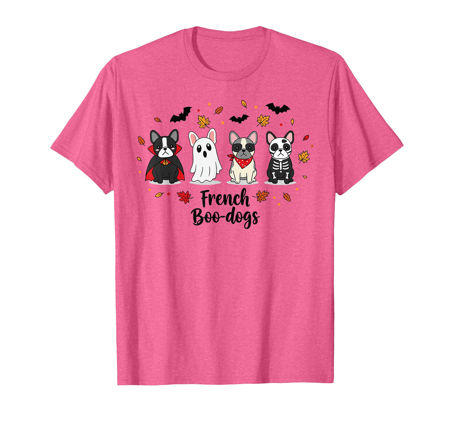 French Boo-Dog Halloween Ghost French Bulldog Fall Autumn T-Shirt