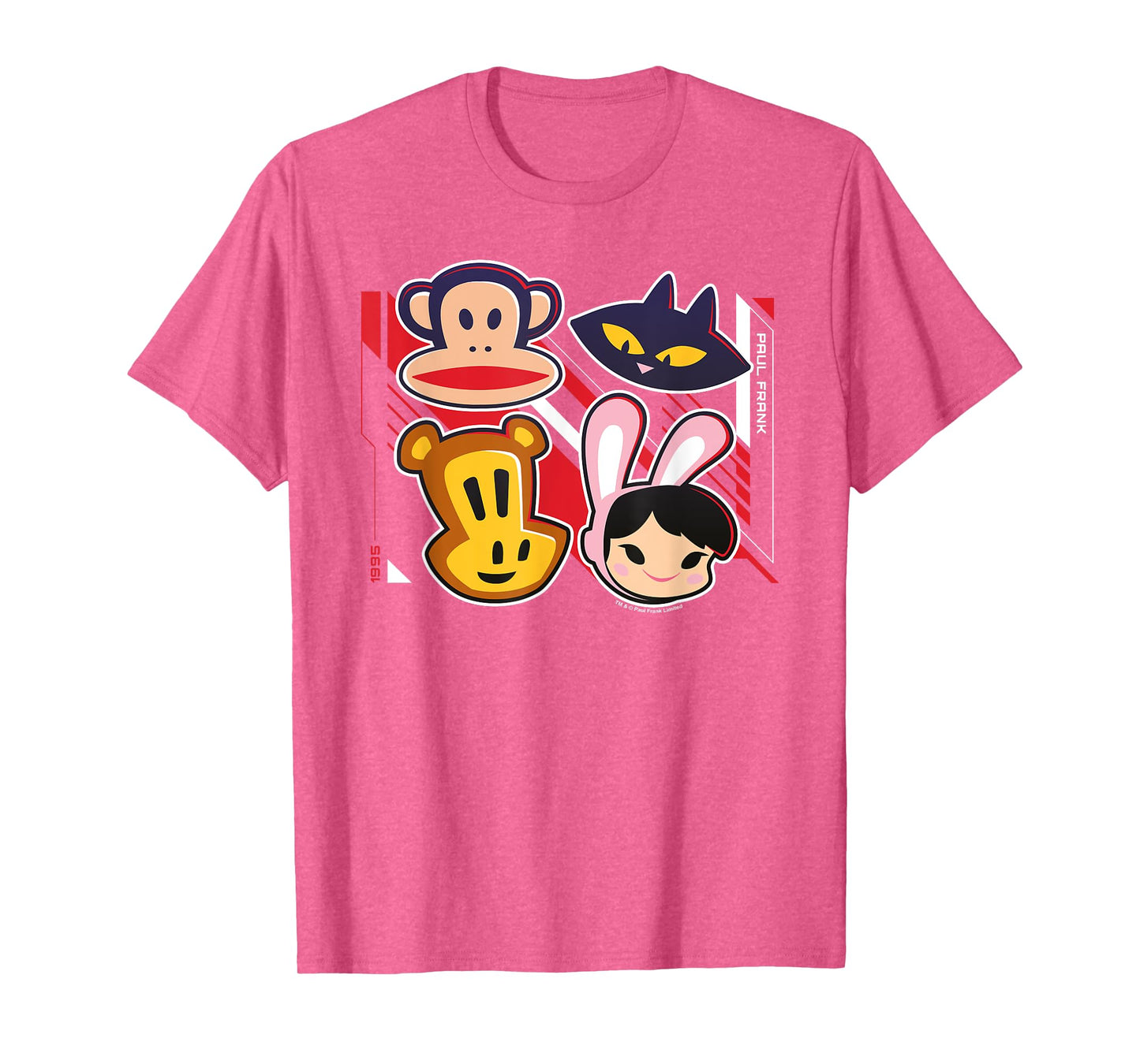 Paul Frank Retro 1995 Julius The Monkey & Co Heads T-Shirt