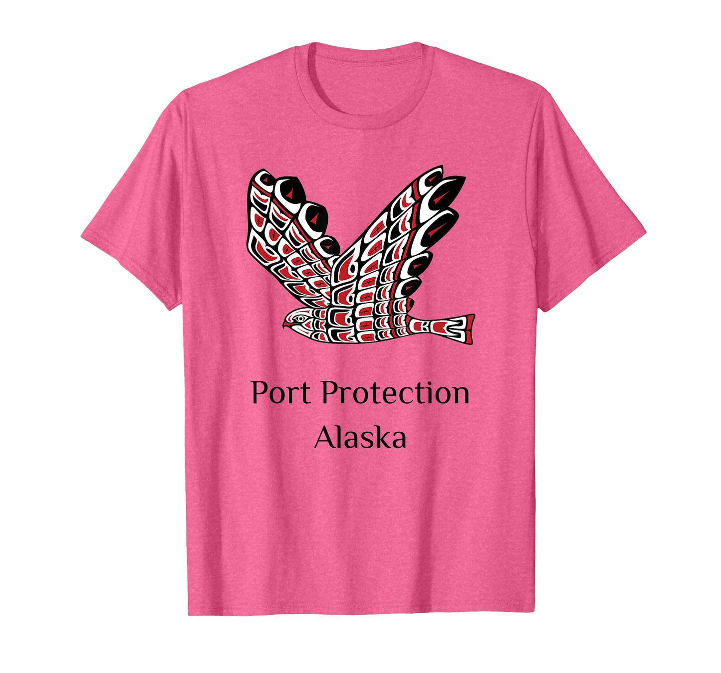 Alaska Port Protection Red Tail Hawk Native American Indian T-Shirt