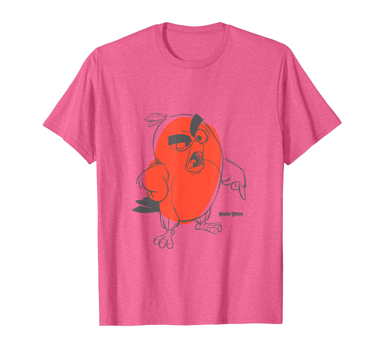 Angry Birds Red Character Sketch Official Merchandise T-Shirt