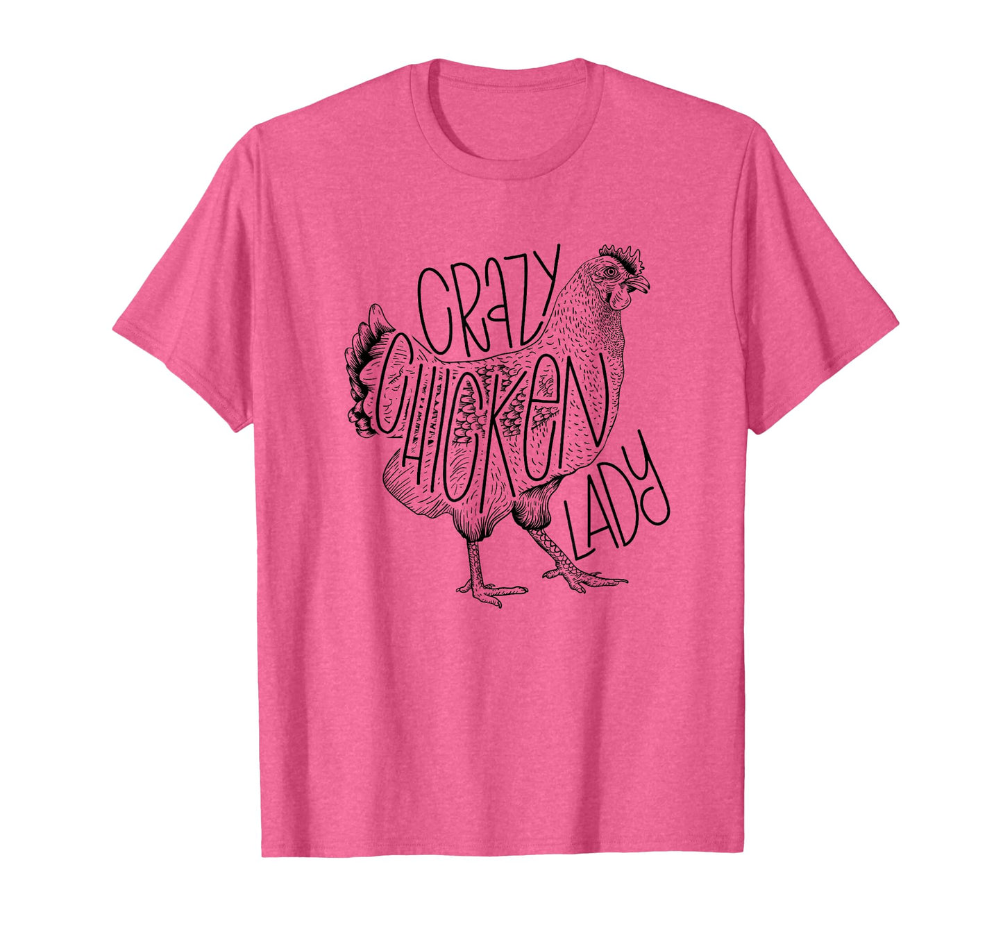 Crazy chicken lady funny Farm Lady T-Shirt