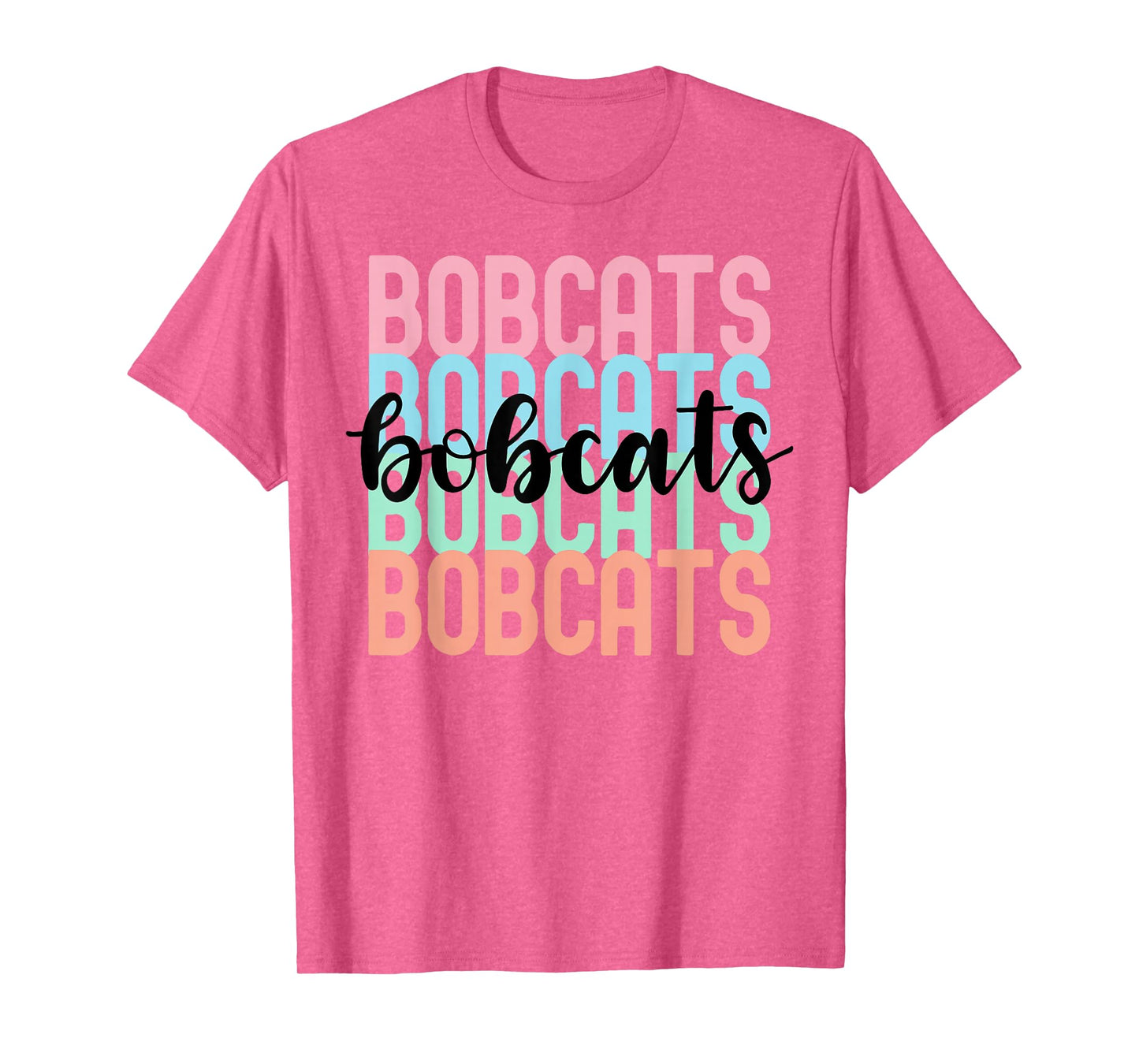 Bobcats Team Mascot School Spirit Game Night T-Shirt